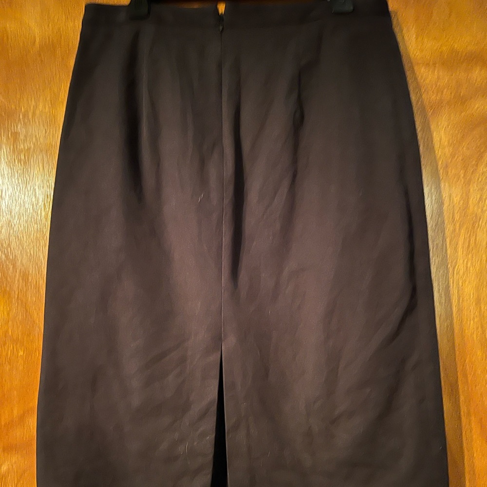 Black pencil skirt.